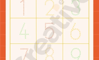 Best number tracing worksheets 1 10 for preschool