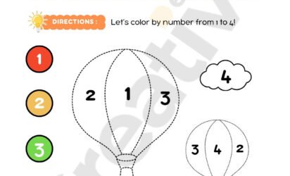 Balloon number worksheets