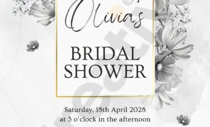 Bridal shower invitations