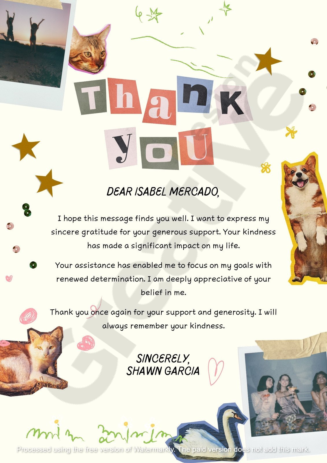 Others white playful thank you letter to teacher scrapbook a thoughtful and creative way show gratitude