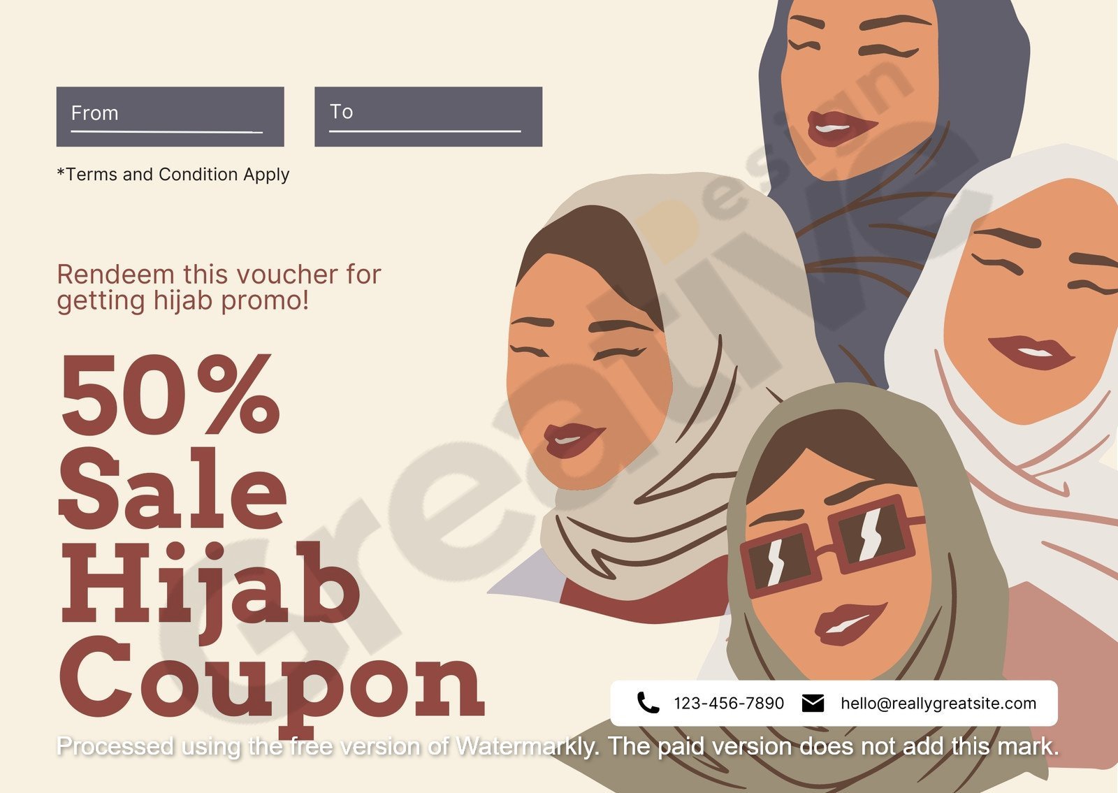 Voucher simple fashion discount gift certificate template 50% sale hijab coupon the ultimate guide to creating vouchers