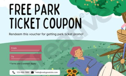 Freepark ticket coupon