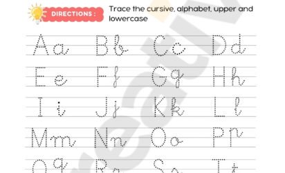 Handwriting worksheets for kindergarten