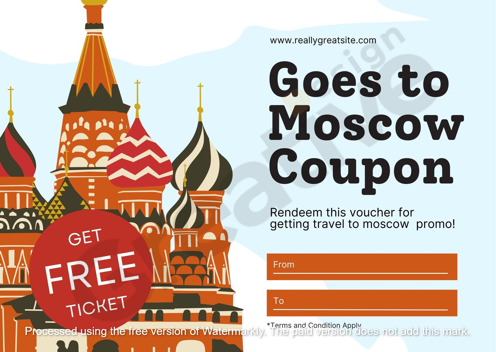 Coupon holiday gift card goes to moscow unlock exclusive deals template download
