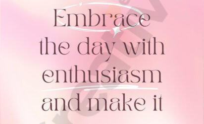 Pink background morning quotes whatsapp status your story