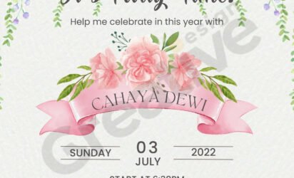 Birthday party invitation