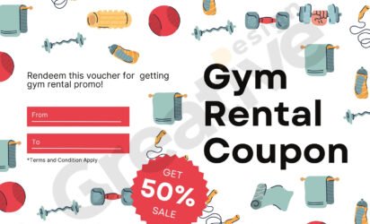 Gym discount gift card